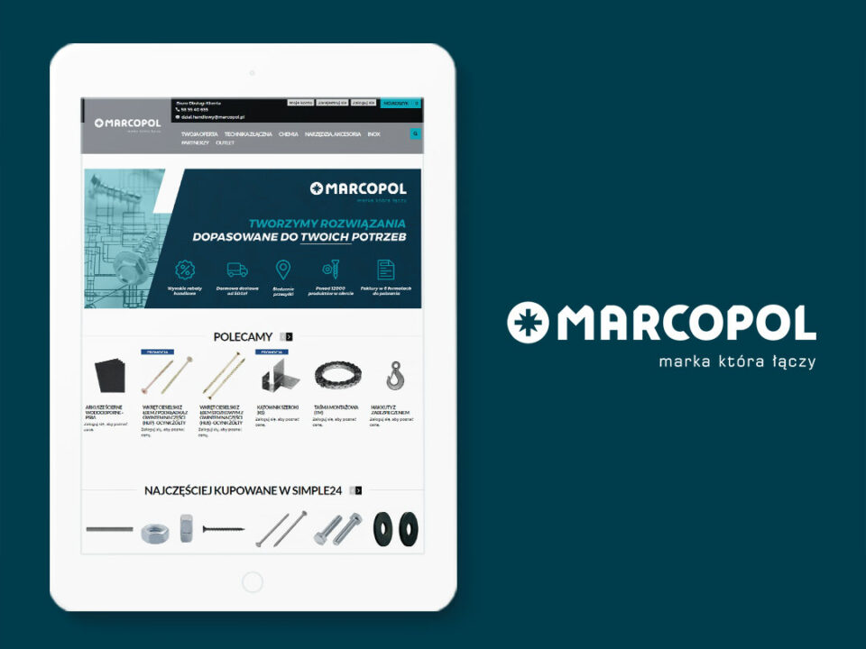 Marcopol – platforma B2B i e-sklep dla producenta elementów złącznych